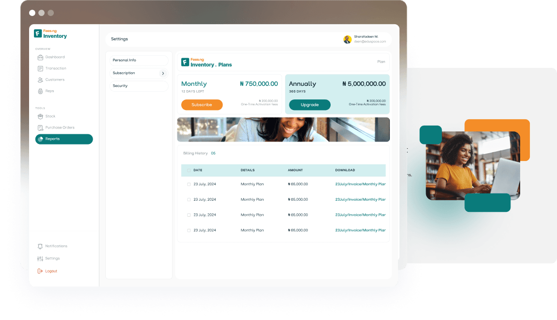 Inventory Float Area